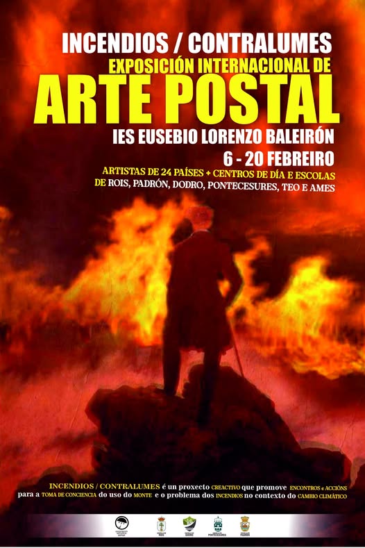 O IES Eusebio Lorenzo Baleirón acolle unha mostra internacional pola prevención de lumes forestais impulsada por Lois Gil Magariños