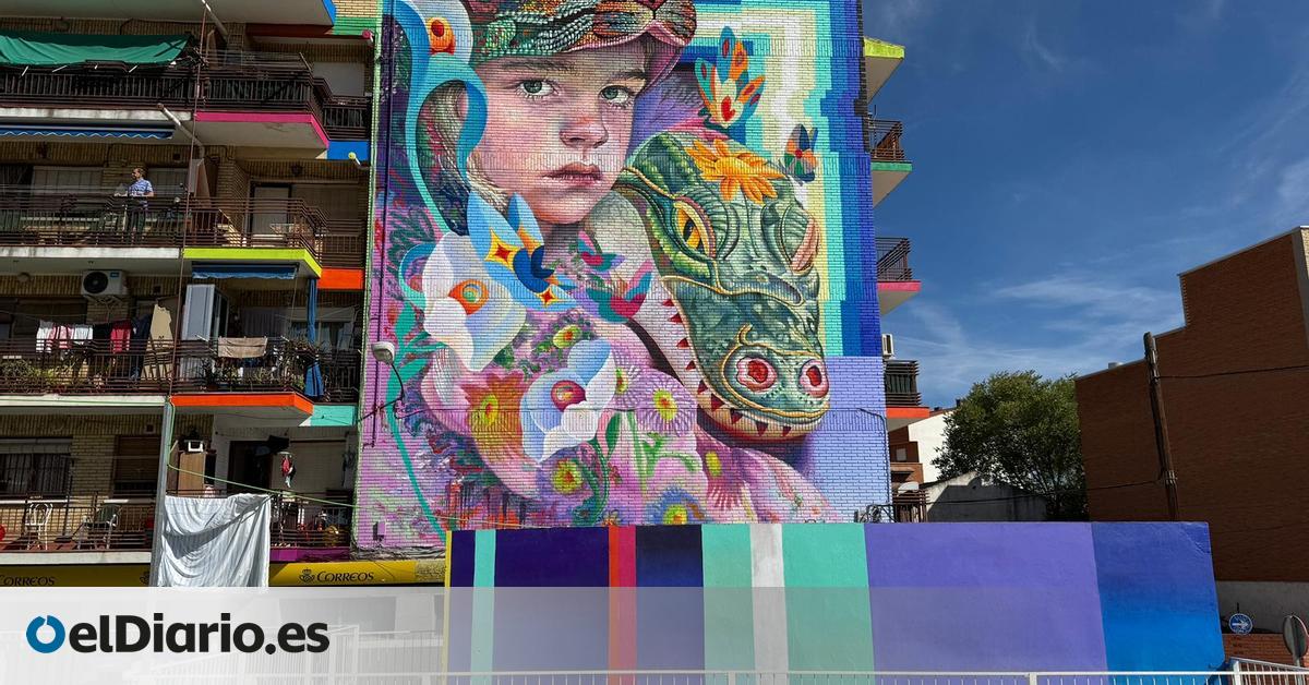 El mural de Fuenlabrada que se ha colado entre los tres mejores del mundo