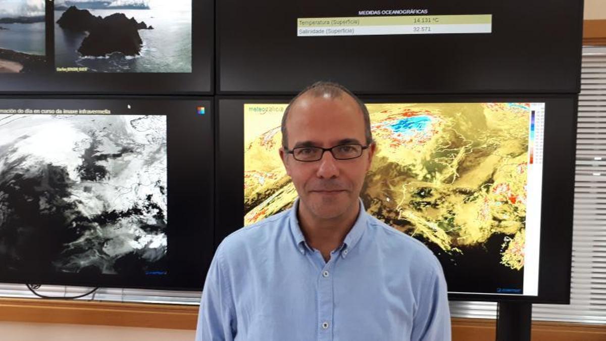 Juan Taboada, coordinador de Meteogalicia: «Hai indicios de que na segunda quincena de febreiro podería deixar de chover»