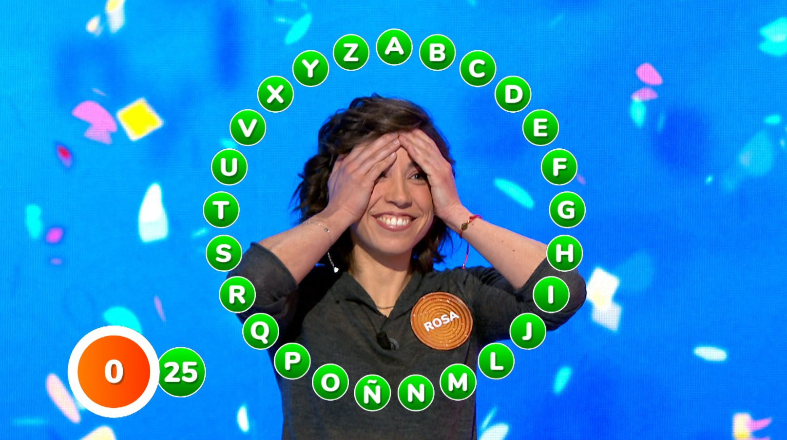 Vídeo | A coruñesa Rosa Rodríguez gaña en Pasapalabra o maior bote da historia da televisión en España