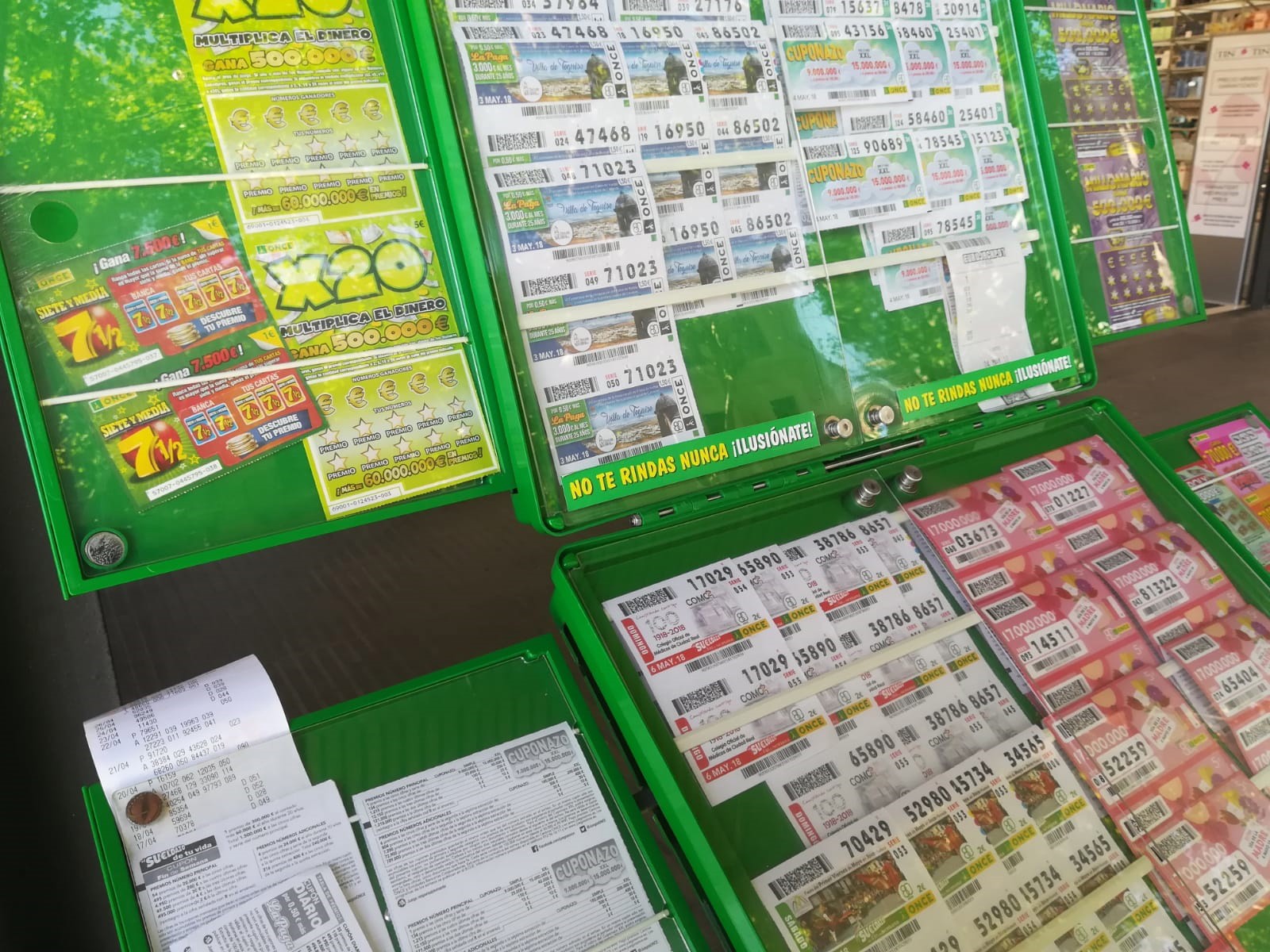 O Rasca Platinum da ONCE deixa na Coruña o seu premio maior dun millón de euros