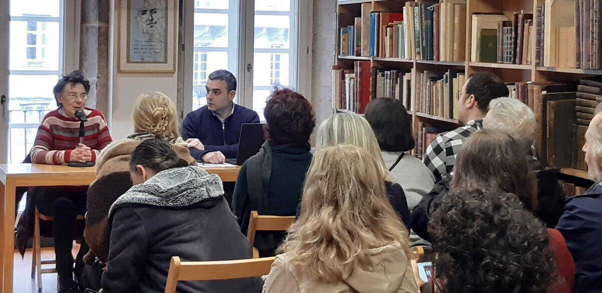 Héitor Picallo divulga en Compostela a caste dos Castro eo seu papel nos séculos XIII e XIV por dar poder á Galiza