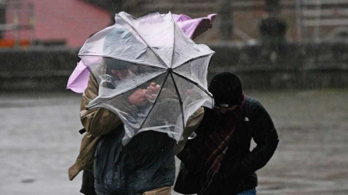 Galiza rexistra refachos de vento de 146 km/h e acumulacións de máis de 53 litros por metro cadrado