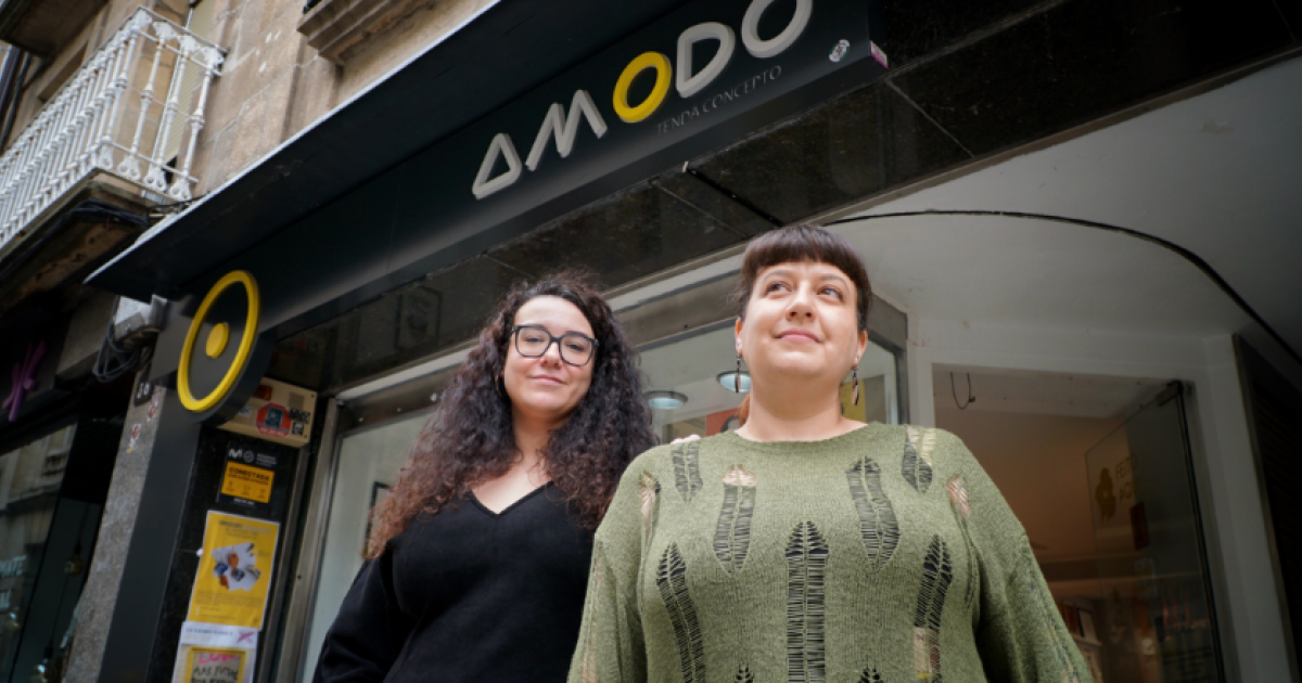 Lora González e Elena Prada, de Amodo Tenda 