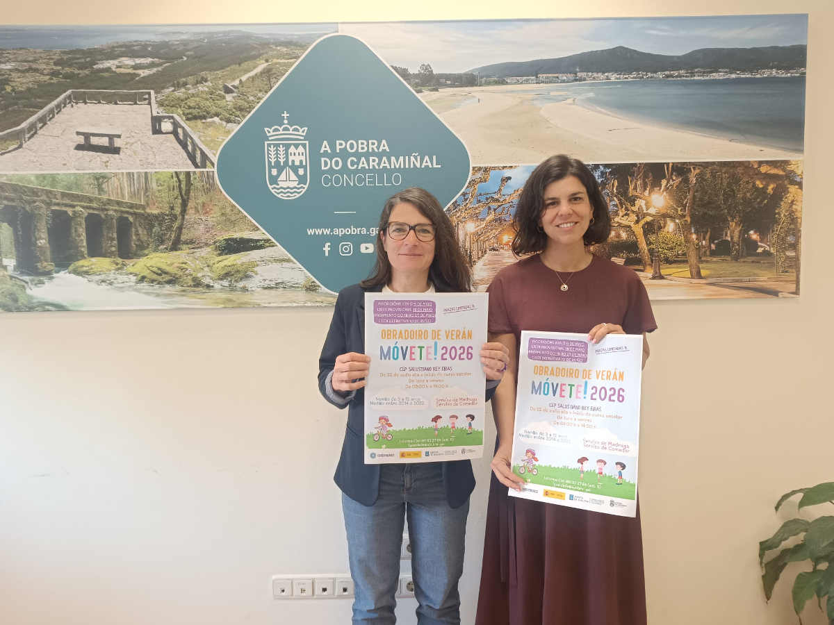 O Concello da Pobra impulsa o programa Móvete! 2026 para favorecer a conciliación familiar no verán
