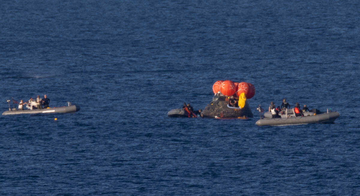 [VÍDEO] A misión Artemis regresa á Terra tras unha aterraxe perfecta: “Vaia viaxe!”