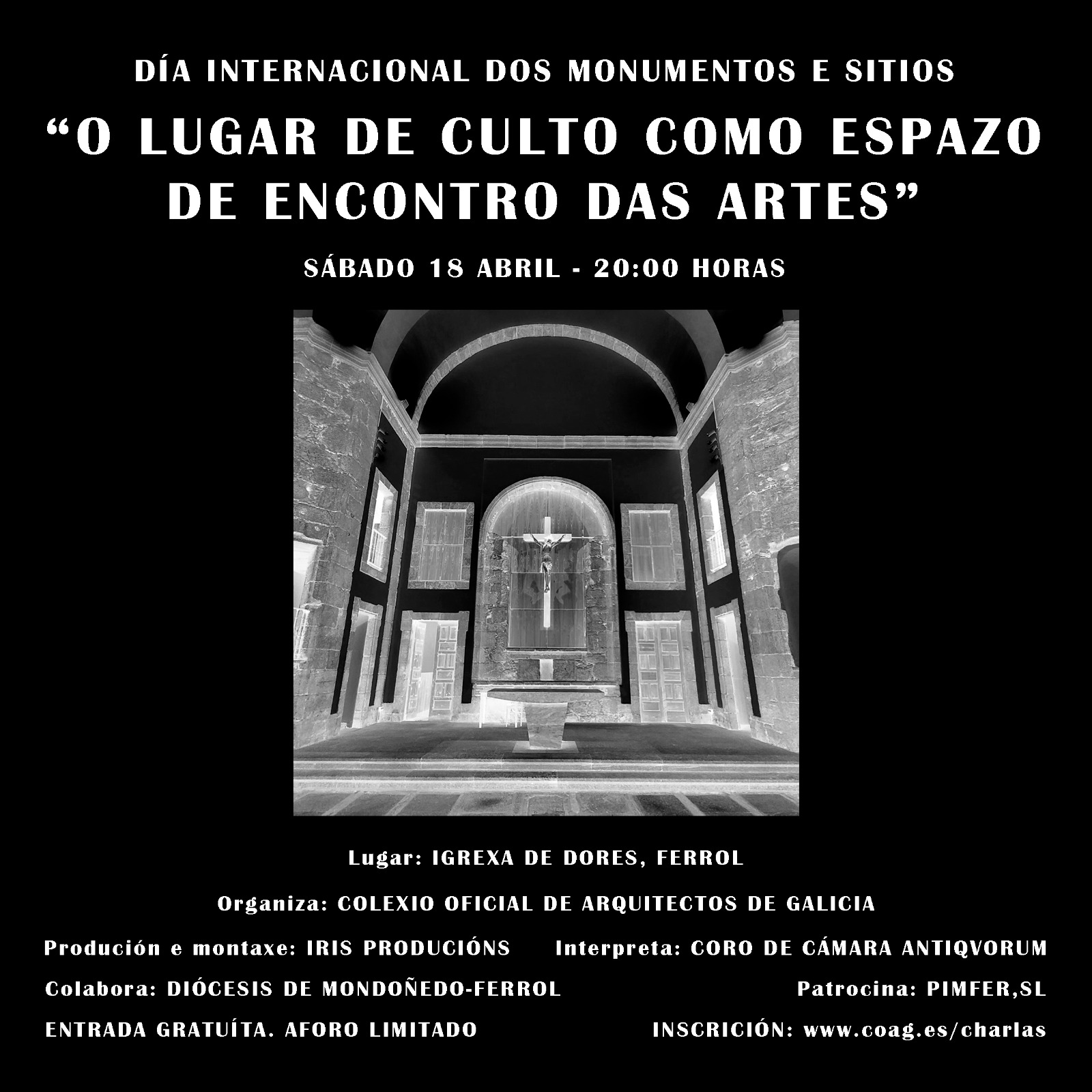 Arquitectura e música únense en Ferrol para celebrar o Día Internacional dos Monumentos e Sitios