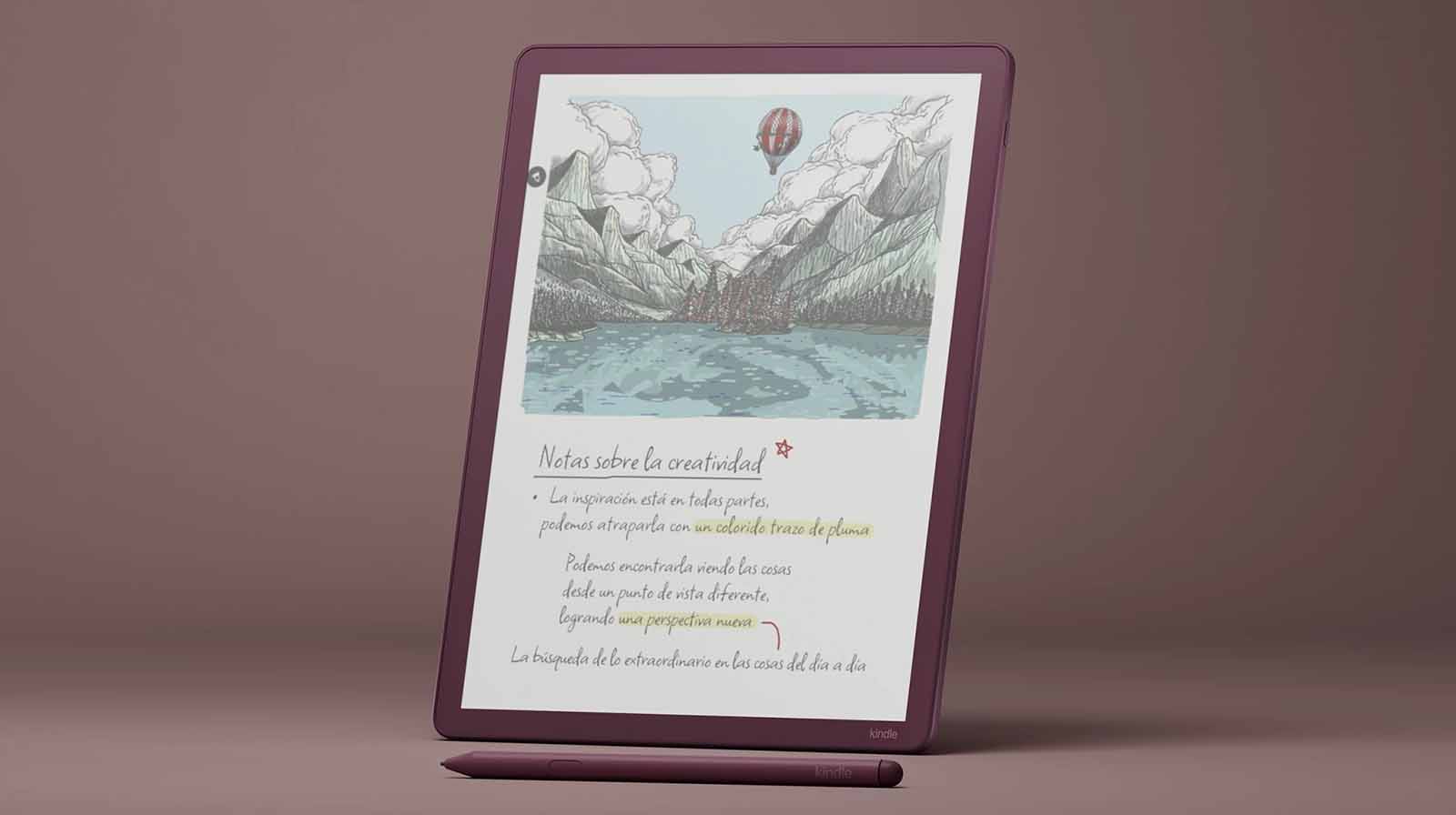 O Kindle Scribe con pantalla a cor chega a España