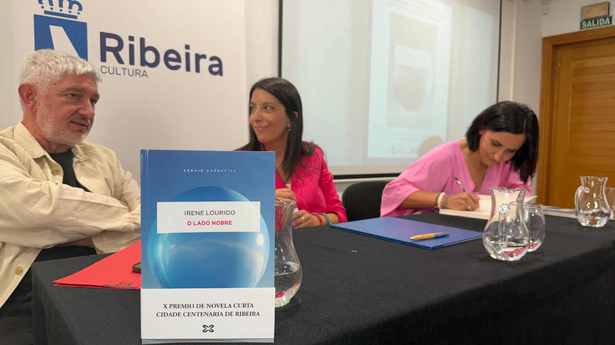 Irene Lourido presenta a obra gañadora no X Certame de Novela Curta Cidade Centenaria de Ribeira: “O lado nobre”