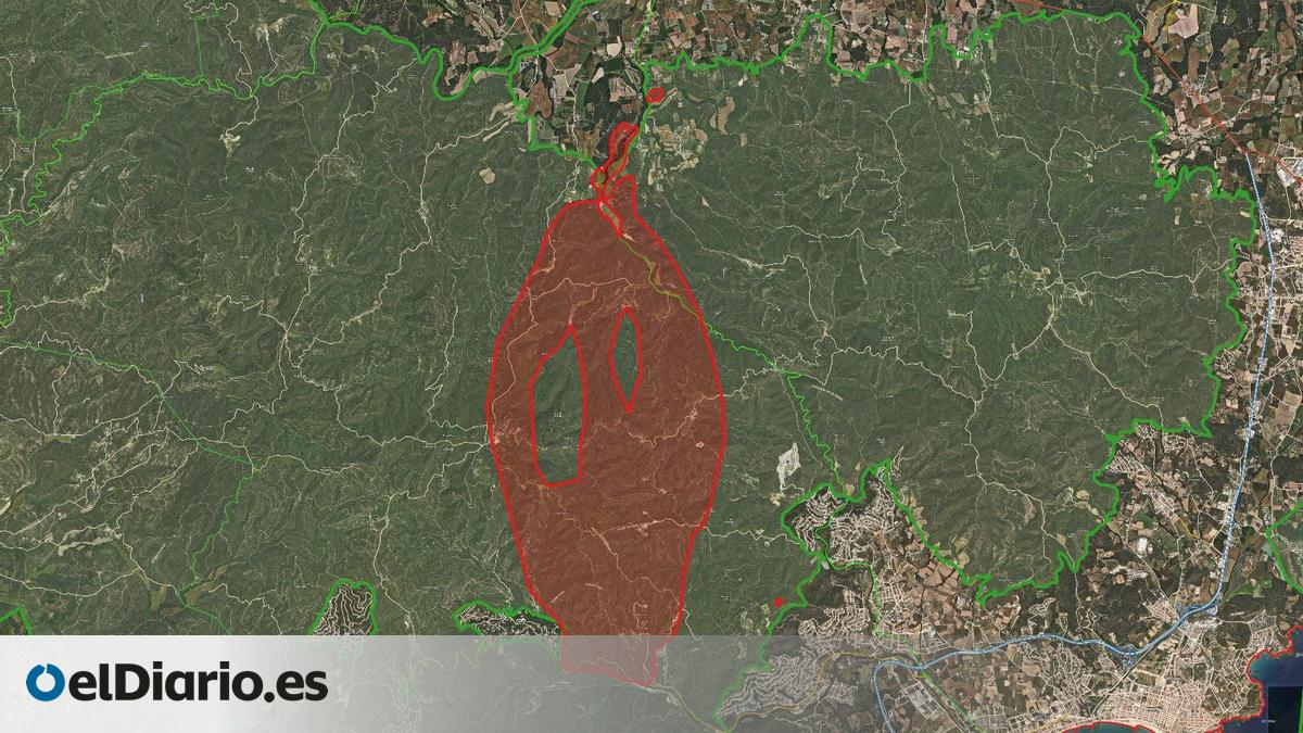Controlado el incendio de la Bisbal de l'Empordà (Girona) después de cuatro días activo y de 2.200 hectáreas afectadas