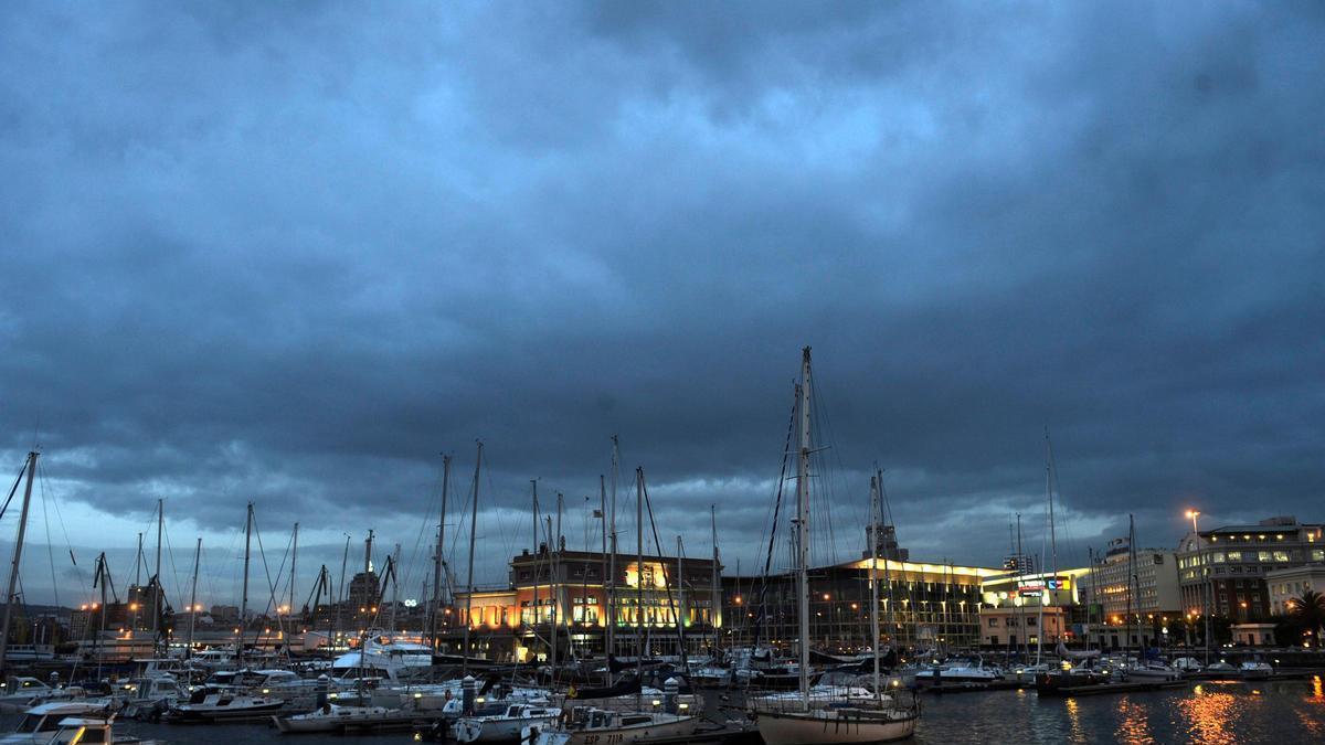O tempo na Coruña: mércores de nubes e claros con temperaturas sen cambios