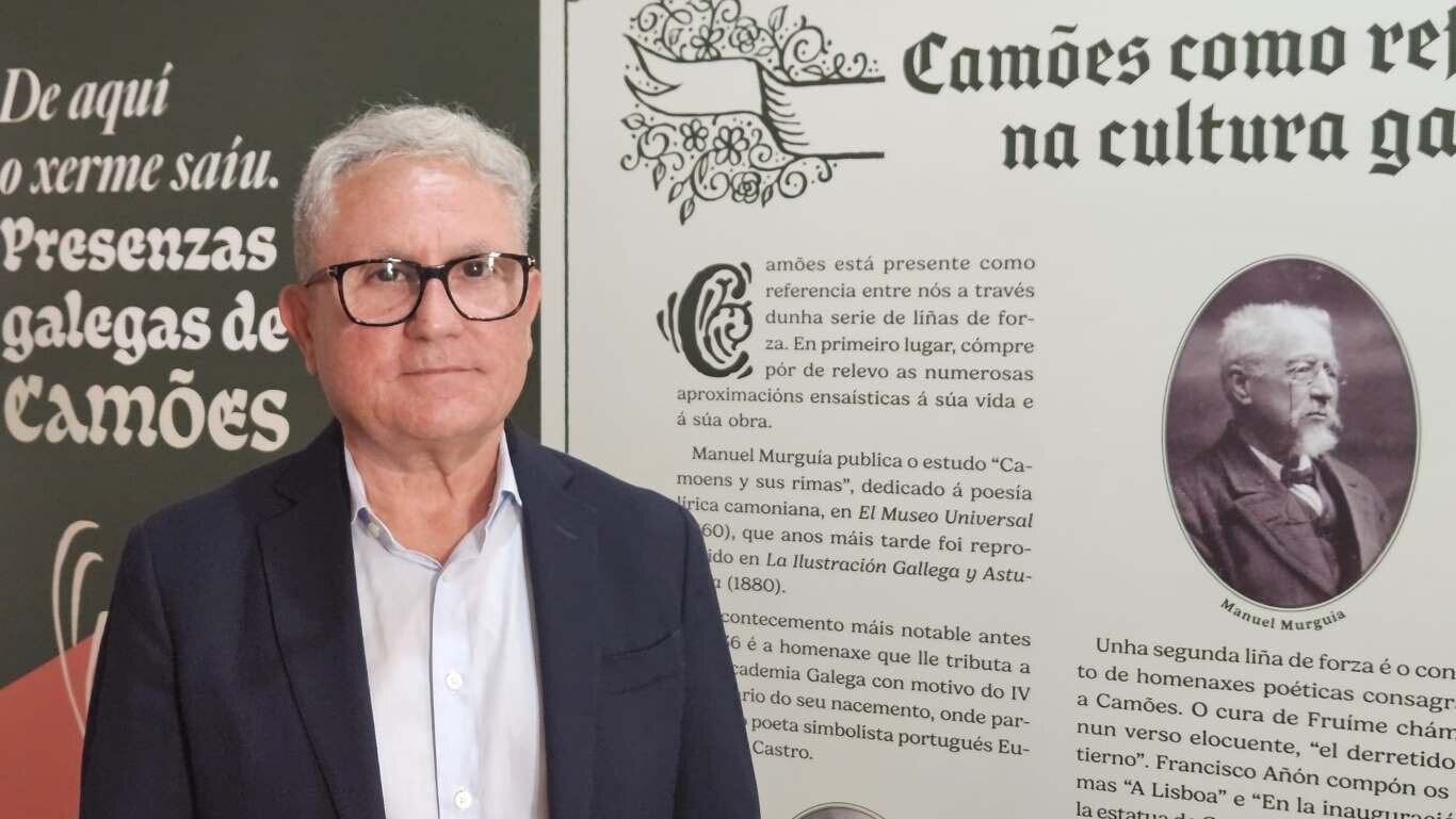 Xosé Manuel Dasilva, camonista e camonólogo: "Na Galiza tomouse a Camões como modelo do que non tiñamos mais queriamos ter"