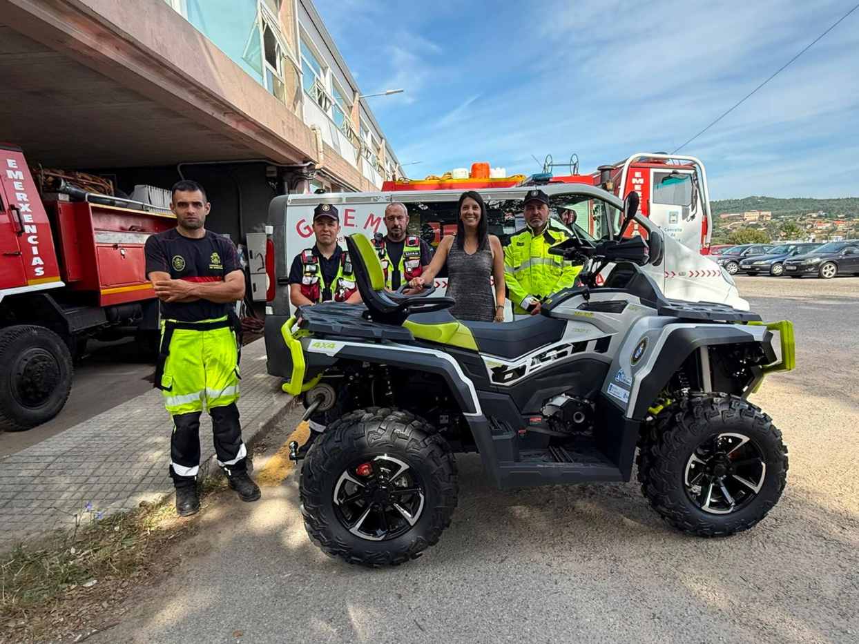 O GAEM de Ribeira incorpora un quad para o desenvolvemento das súas tarefas