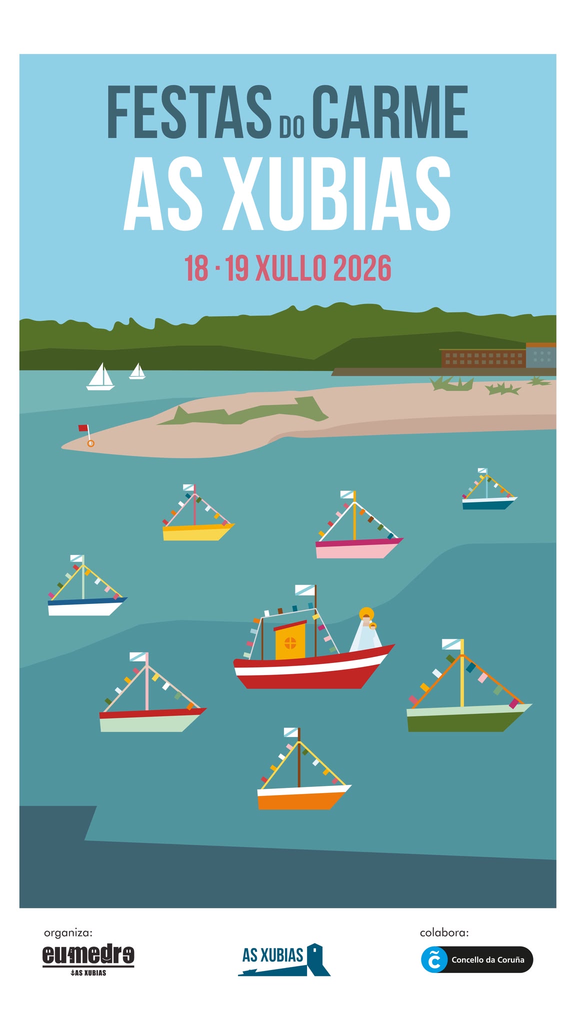 As Xubias, Os Castros, Feáns, Monelos, Peruleiro- Mariñeiros, As Xubias e O Portiño métense de festa