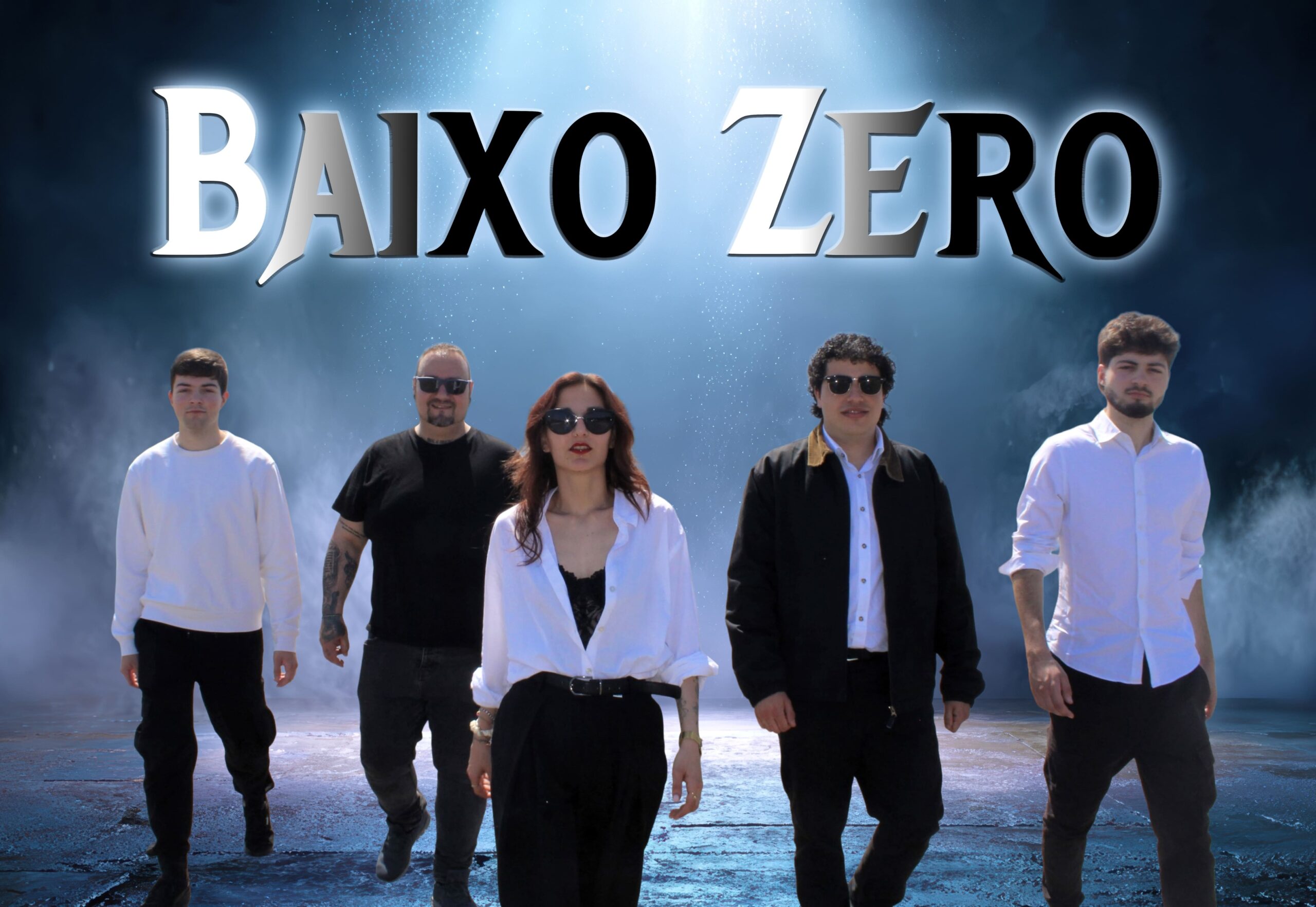 Baixo Zero, grupo de música revelación da Ribeira Sacra, de concerto en Ribas de Sil  
