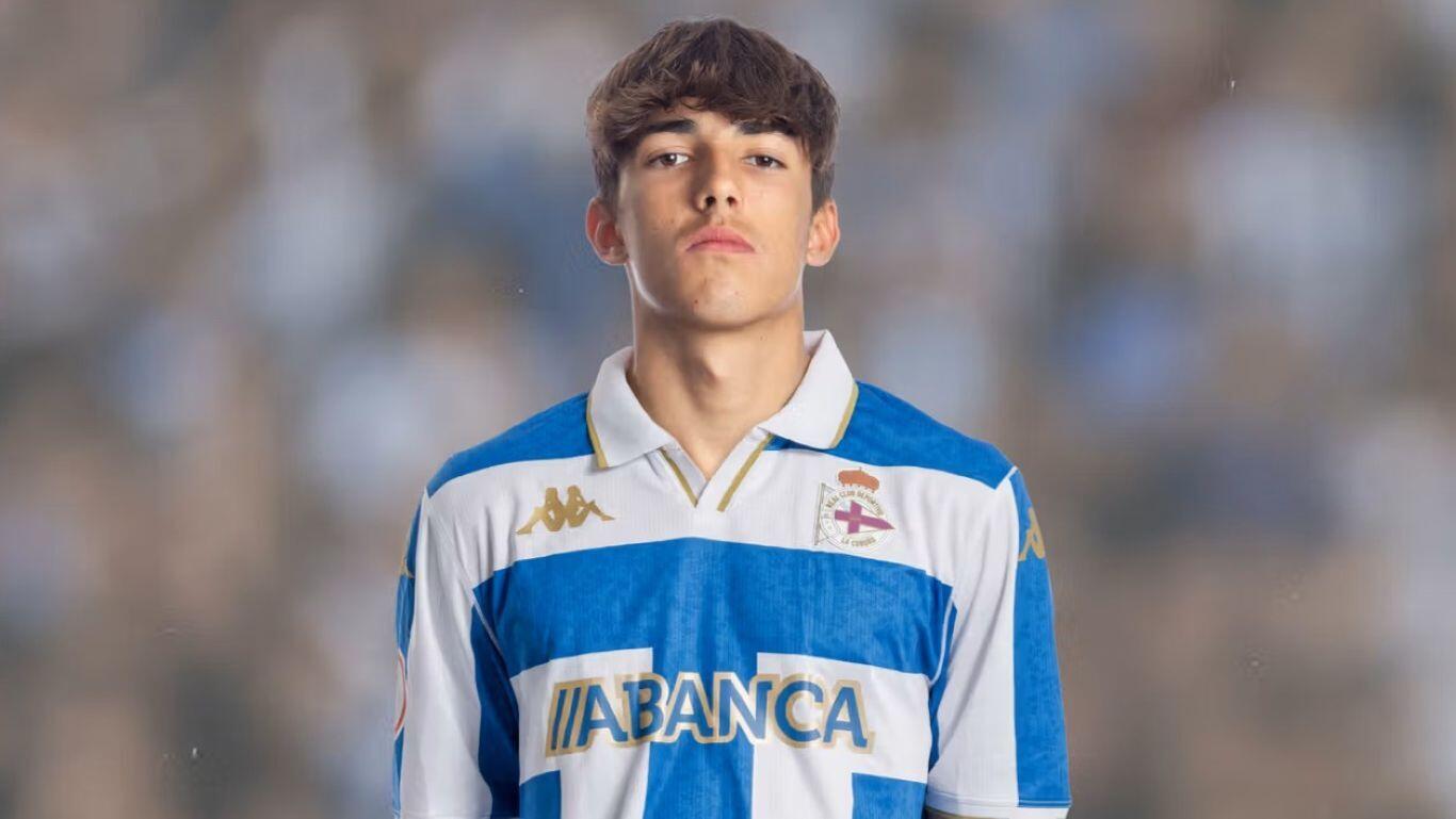 Raúl Lema, unha das grandes perlas da canteira deportivista, firma polo Real Madrid