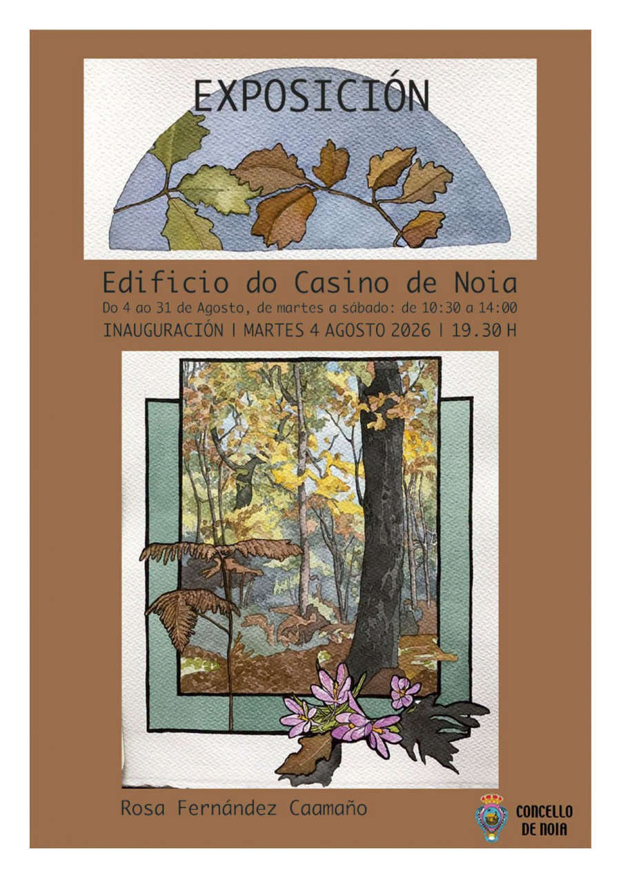 A pintura de Rosa Fernández Caamaño regresa a Noia