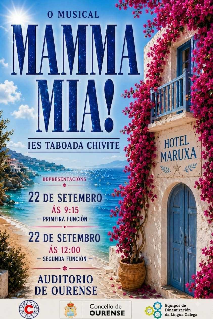 O IES Xesús Taboada Chivite levará “Mamma Mia!” ao Auditorio de Ourense | NOTICIAS VERÍN