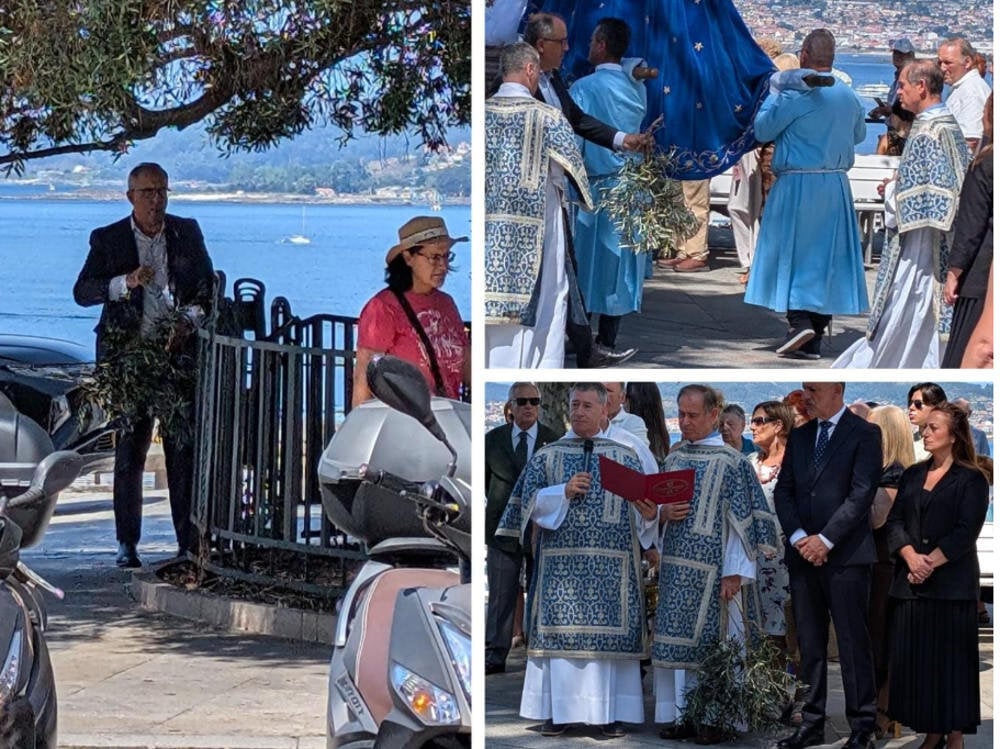 Arrincan unha póla da oliveira centenaria de Vigo, malia estar protexida, para bendicir unha procesión