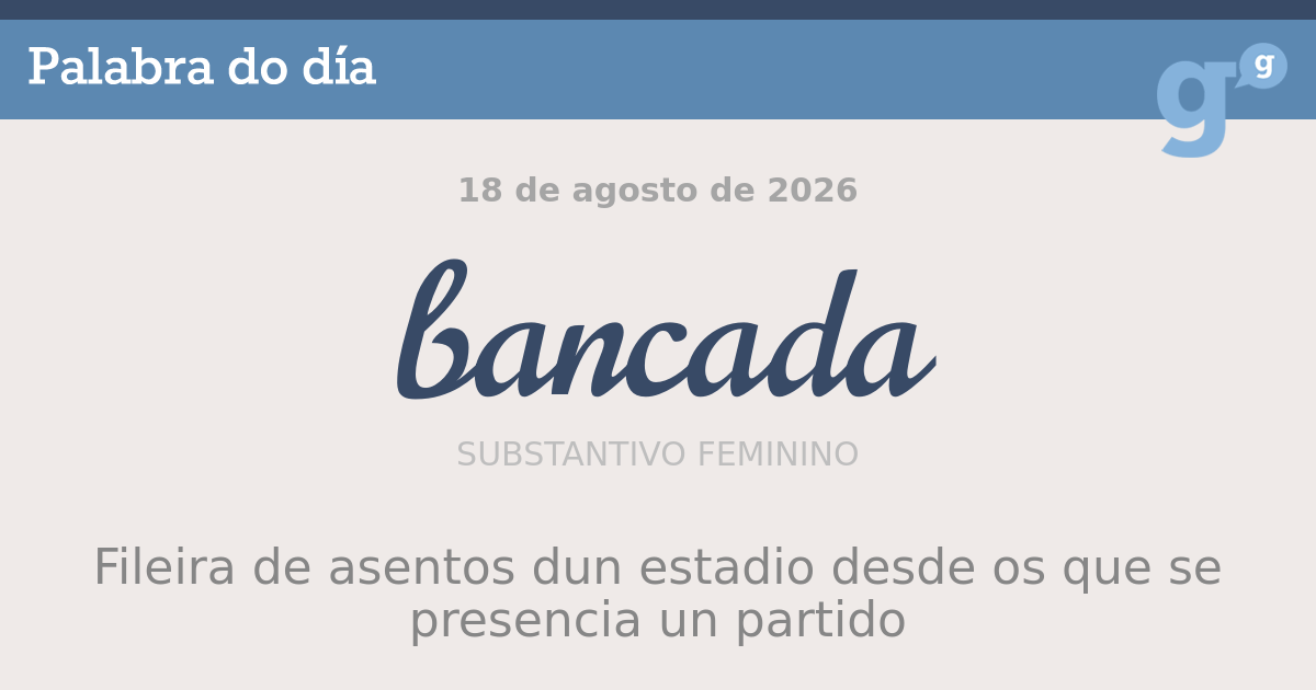 bancada