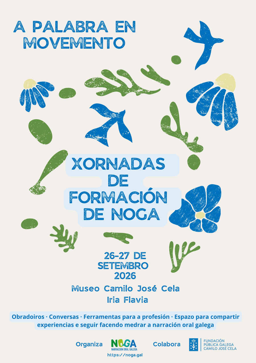 Padrón acollerá as I Xornadas de Formación de NOGA, un encontro de formación arredor da narración oral