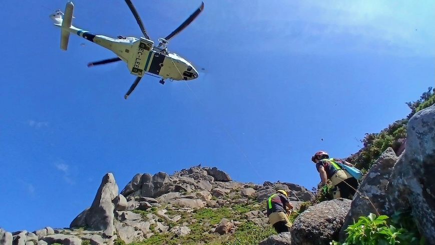 Novo rescate no persoa no Monte Pindo