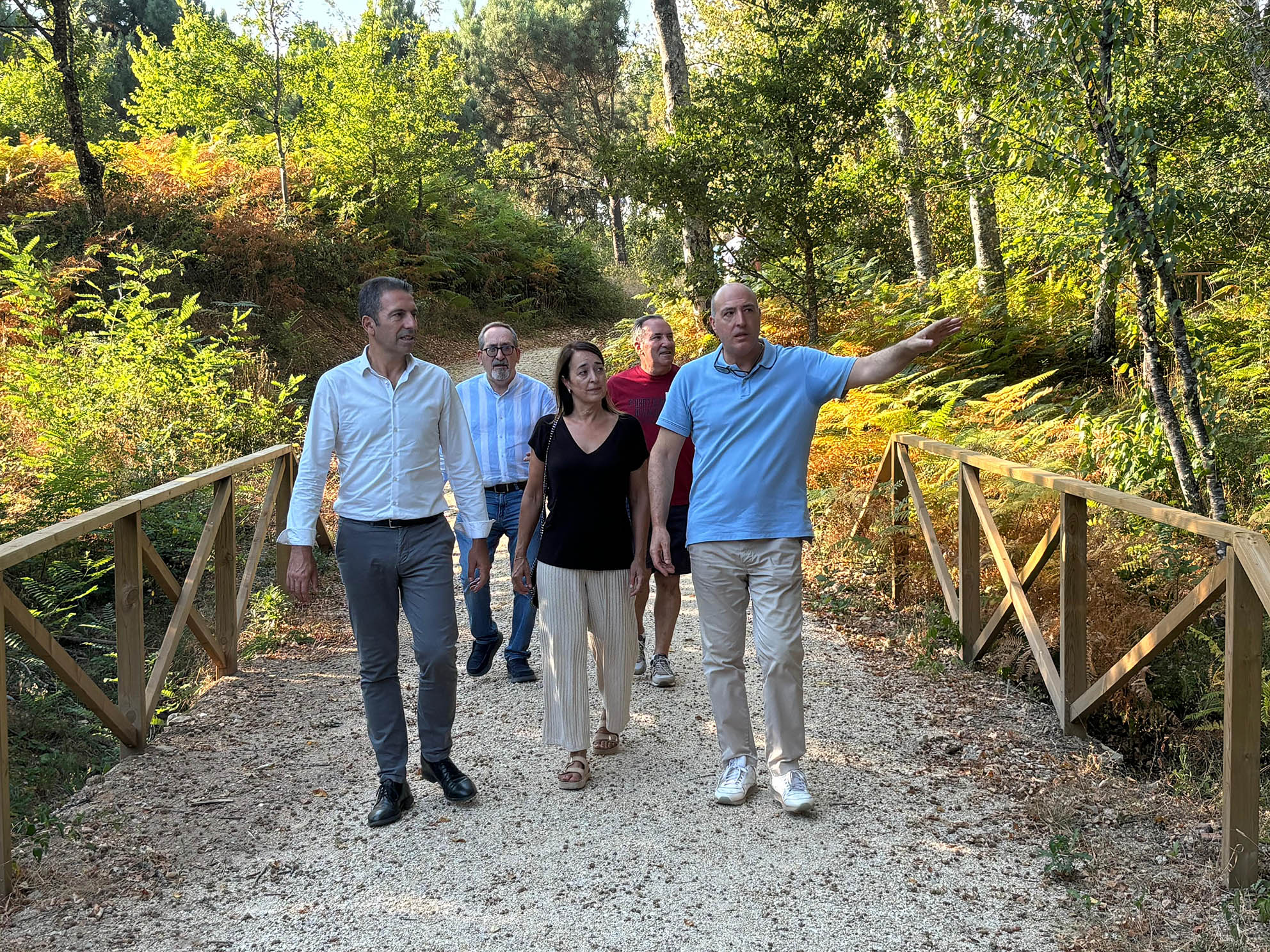 Perto dun milleiro de visitantes fixeron xa a senda divulgativa do Viveiro dos Trollos en Bóveda