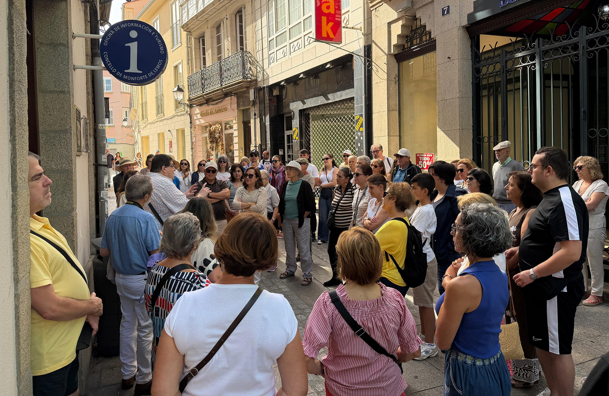 Moita participación nas visitas guiadas que celebrou Monforte pola Xornada Europea da Cultura Xudía
