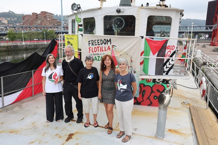 Suspendido a chegada do ‘Kate Tenacity’ da Flotilla da Liberdade a Vigo por unha avaría no barco
