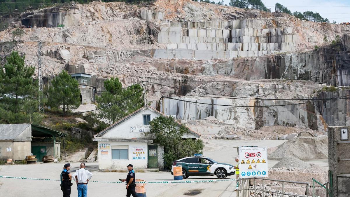 Catro feridos nunha canteira do Porriño ao detonar antes de tempo unha voadura