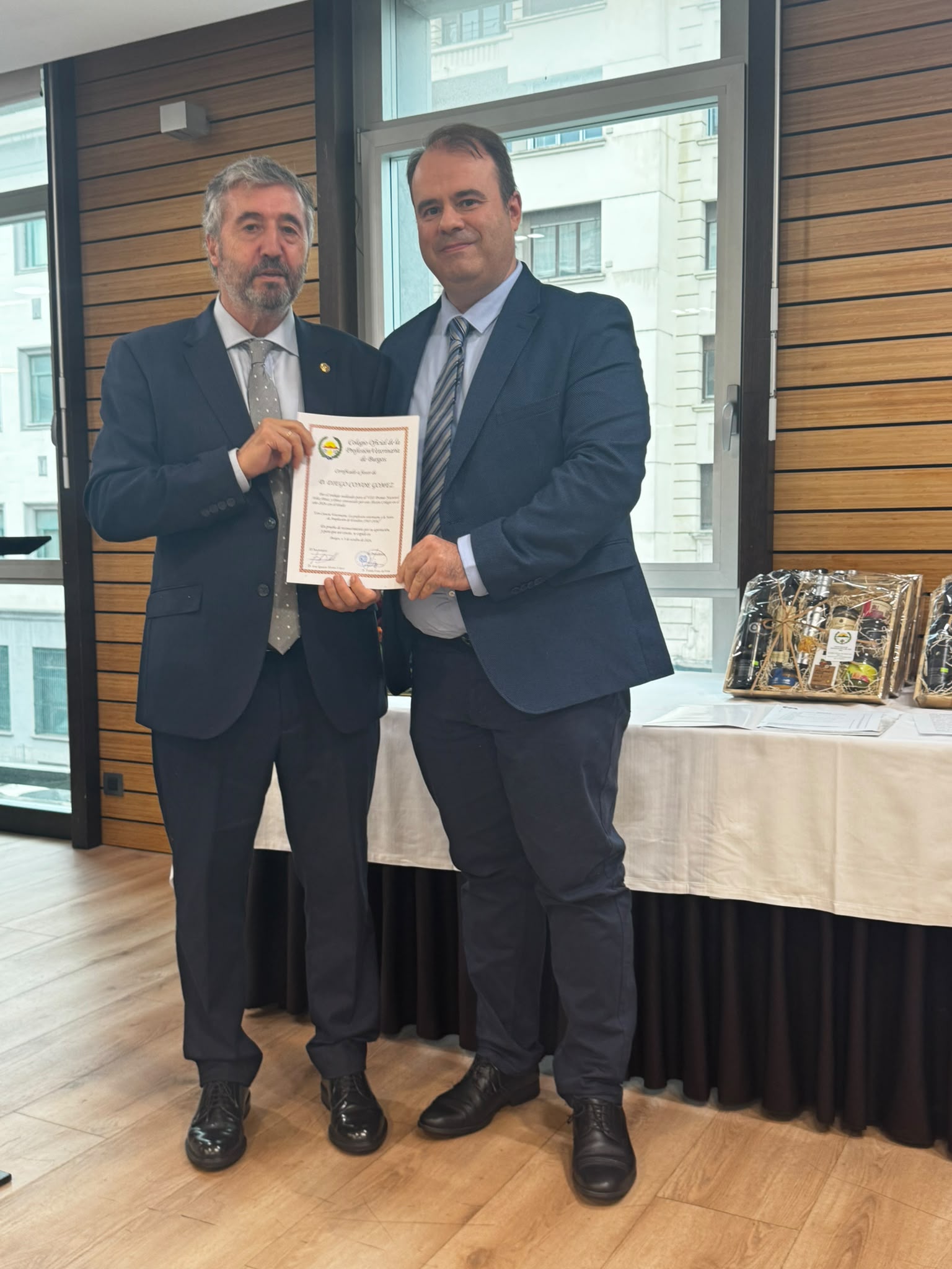 O veterinario galego, Diego Conde Gómez, gañador do VIII Premio Nacional Félix Pérez y Pérez por unha investigación sobre a transformación científica da veterinaria española