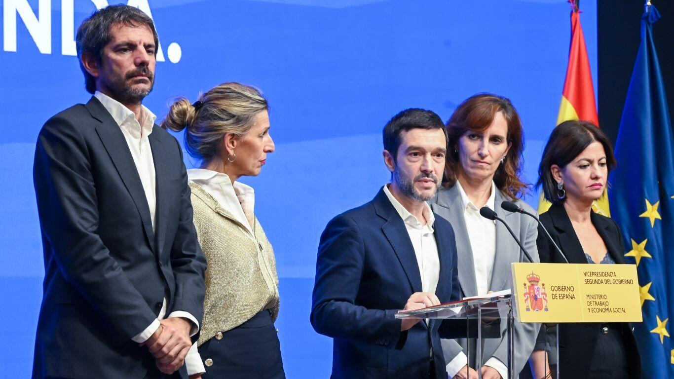 Sumar lanza Frente Amplio mentres Pedro Sánchez valora adiantar as eleccións