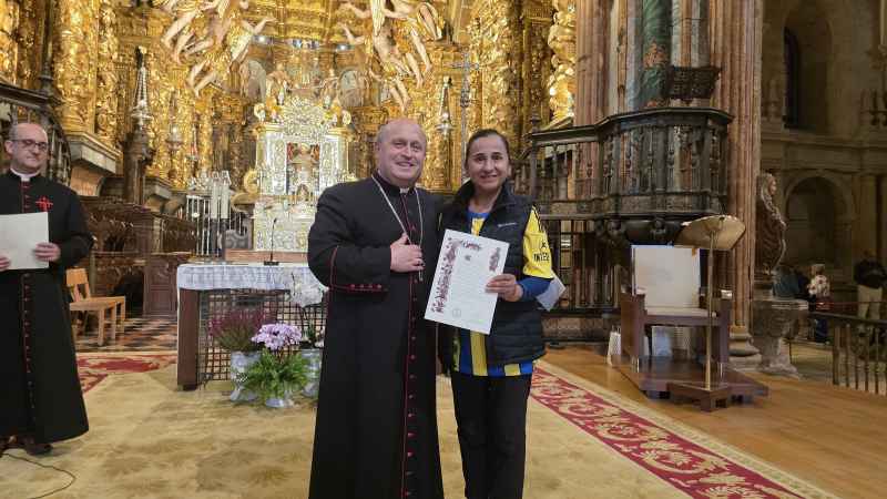 O Camiño de Santiago acada un fito histórico: entregada a Compostela número 500.000 do ano