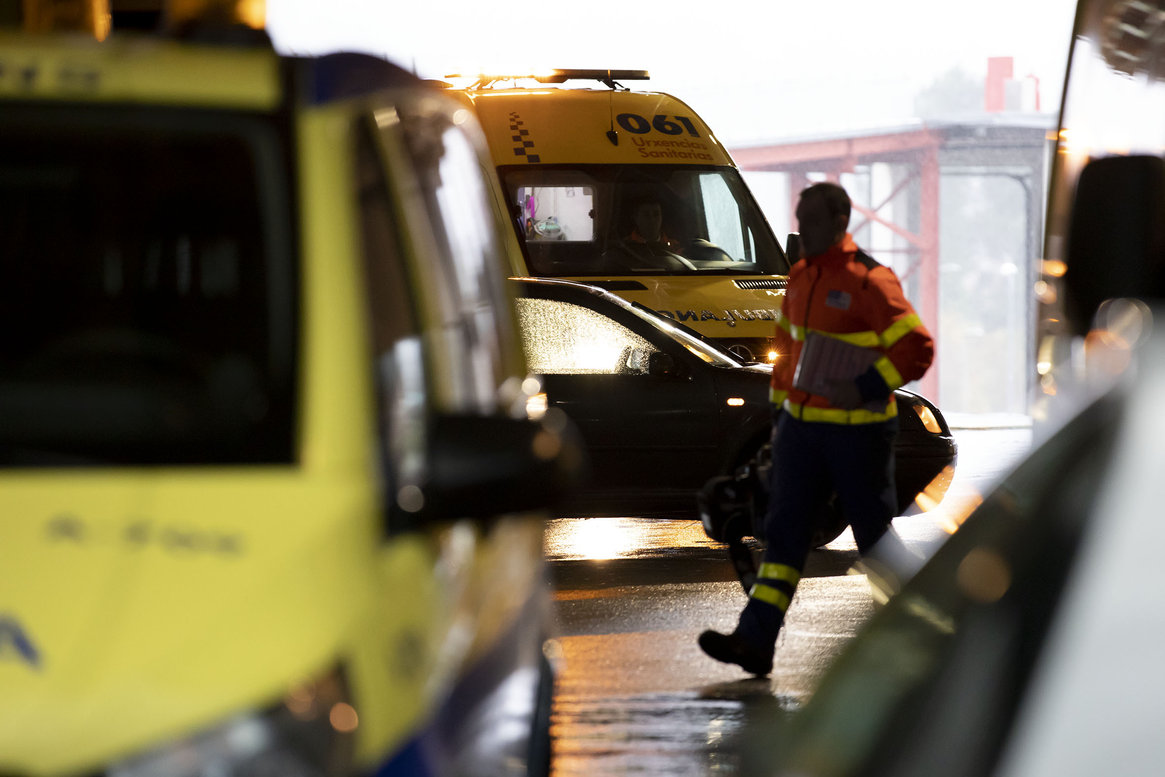 Accidente laboral en Betanzos: morre un traballador atropelado por unha carretilla en Betanzos HB