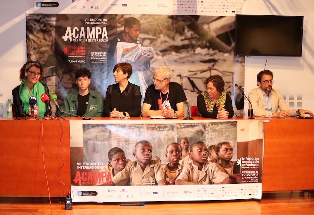 A Rede Acampa lanza, dende A Coruña, unha mensaxe crítica e de esperanza sobre a situación mundial da infancia