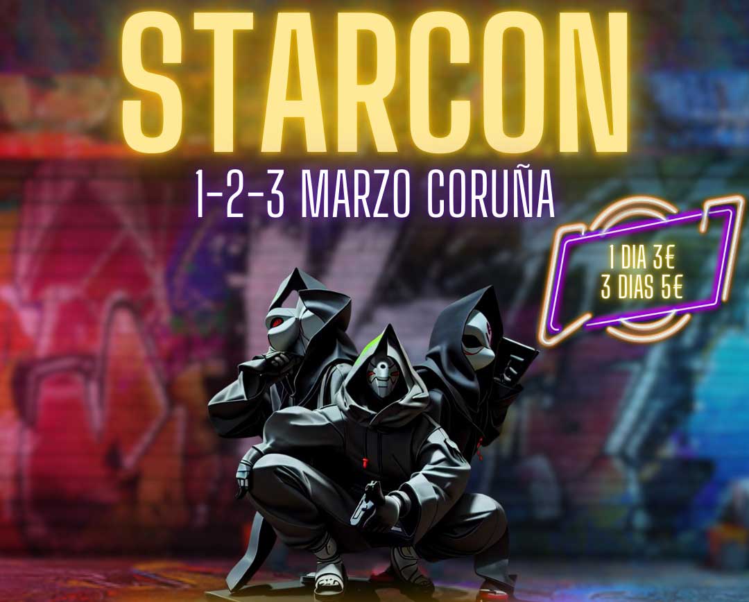 Starcon será o primeiro evento galego sobre videoxogos de 2025