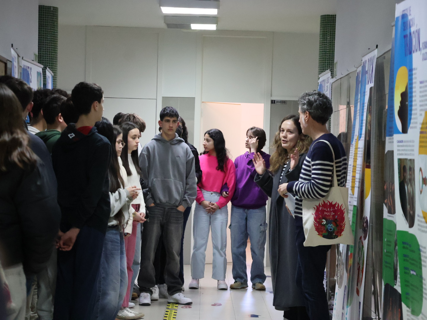 Galegoza, a exposición de cancións en galego, chega ao IES Lama das Quendas de Chantada