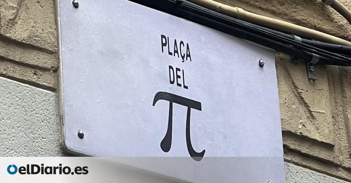 Colocan en Barcelona una placa con el símbolo Pi para celebrar el Día de las Matemáticas