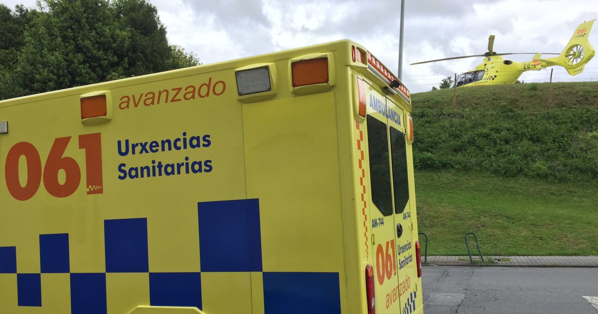 Sen helicóptero do 061 en Santiago desde marzo: "Facémolo o máis rápido que podemos", di o conselleiro