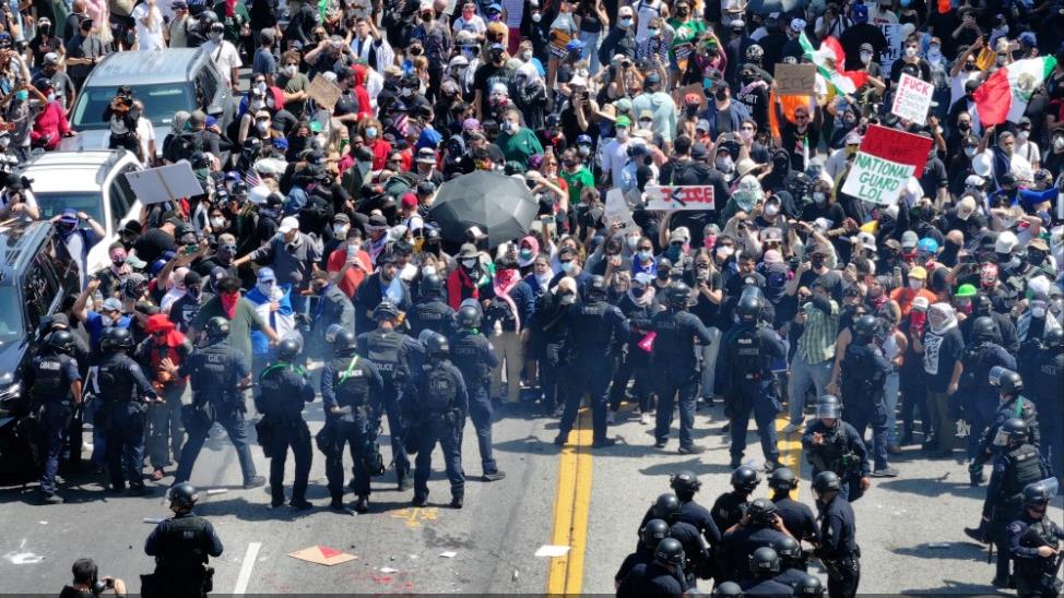 Trump recurre a la Guardia Nacional