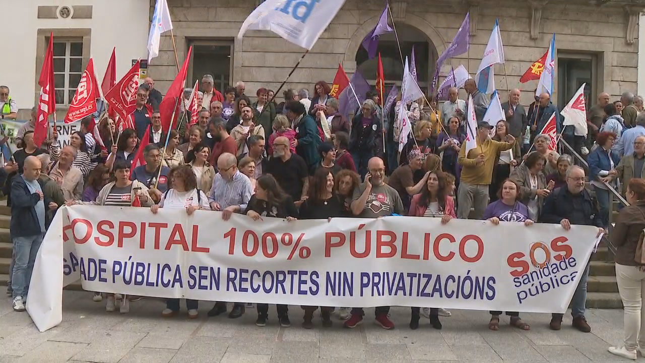 Concentracións en varias cidades galegas contra as listas de agarda no Sergas