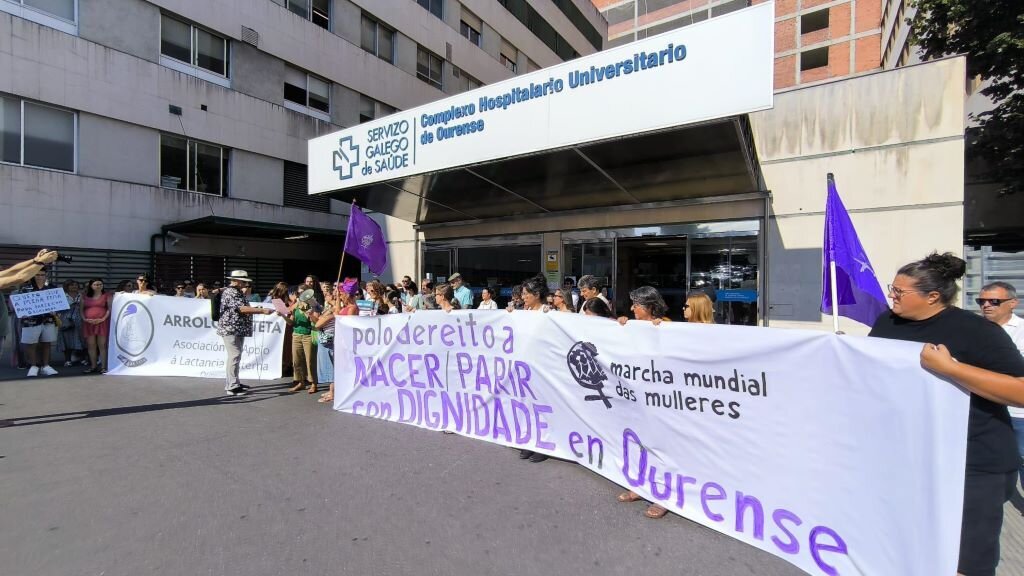Sete colectivos piden ao Sergas e á Valedora a “paralización inmediata” do traslado dos paridoiros do CHUO