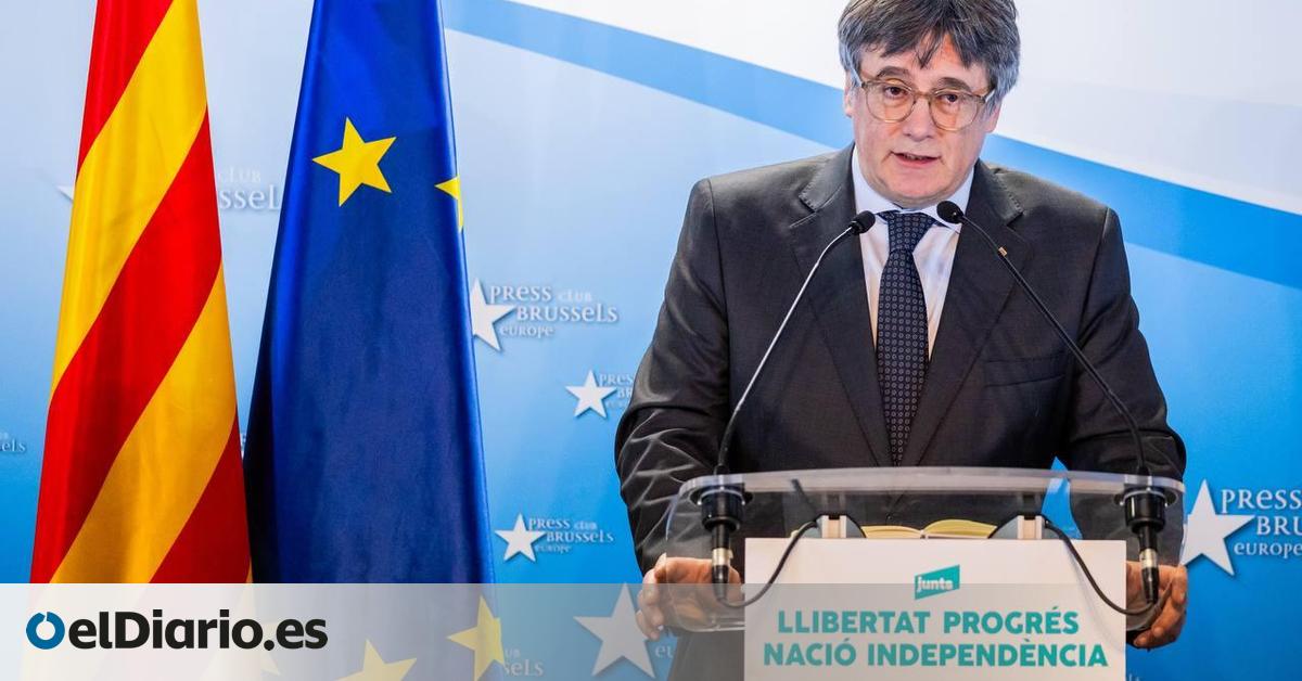 Puigdemont pide al Constitucional que suspenda ya su orden de prisión en España mientras decide sobre su amnistía