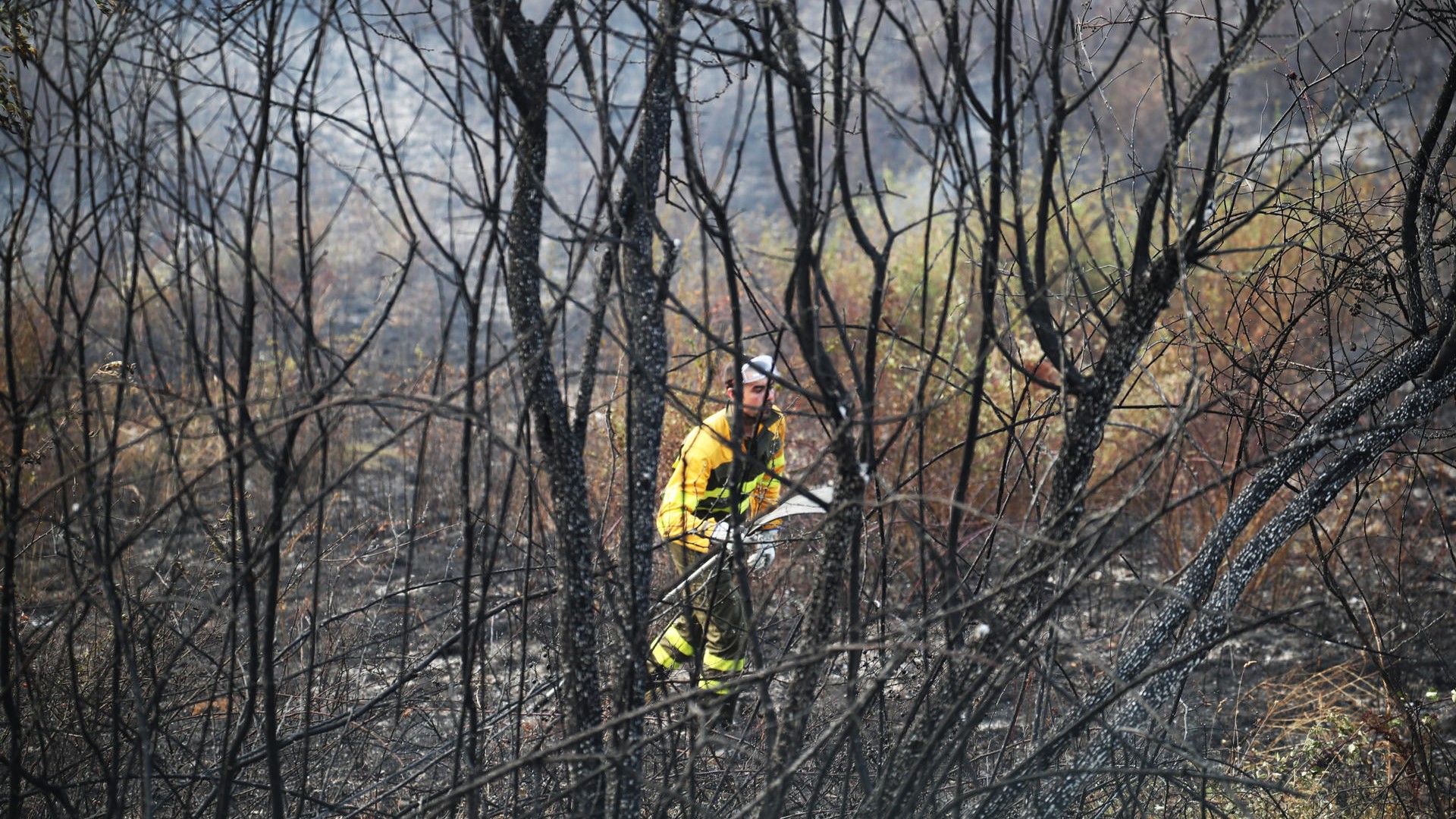 Protección Civil destaca a melloría dos incendios, pero preocupa moito Fasgar, en León