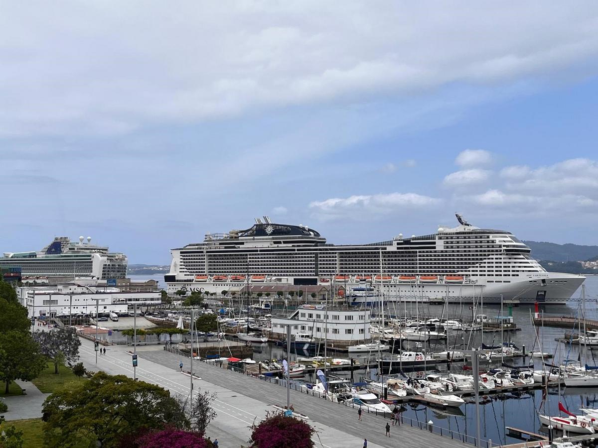 Porto de Vigo di que moitos cruceiristas non pisan a cidade ou marchan de excursión por Galicia