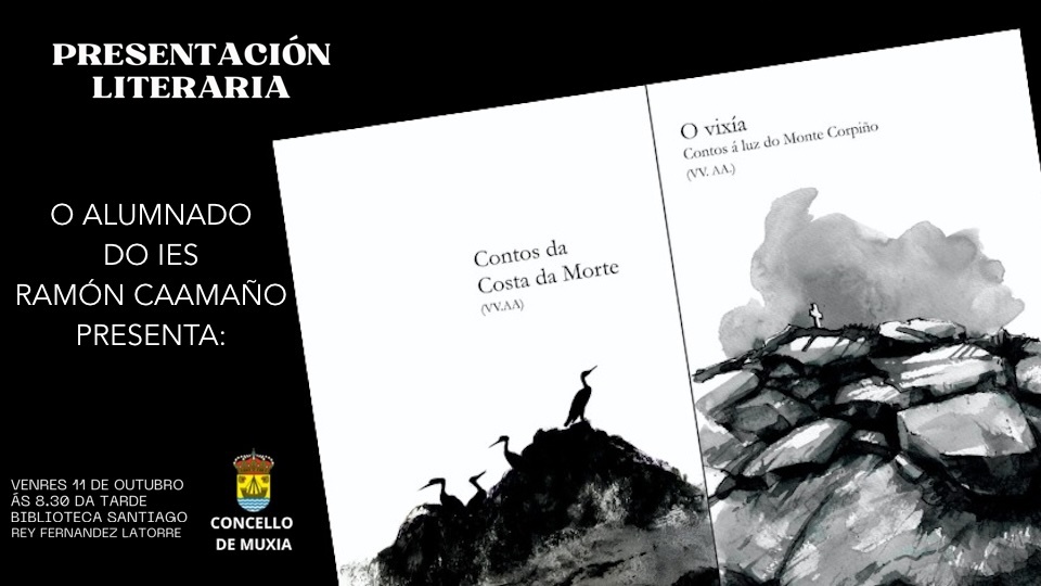 O alumnado do IES Ramón Caamaño presentan o seu libro "O Vixía"