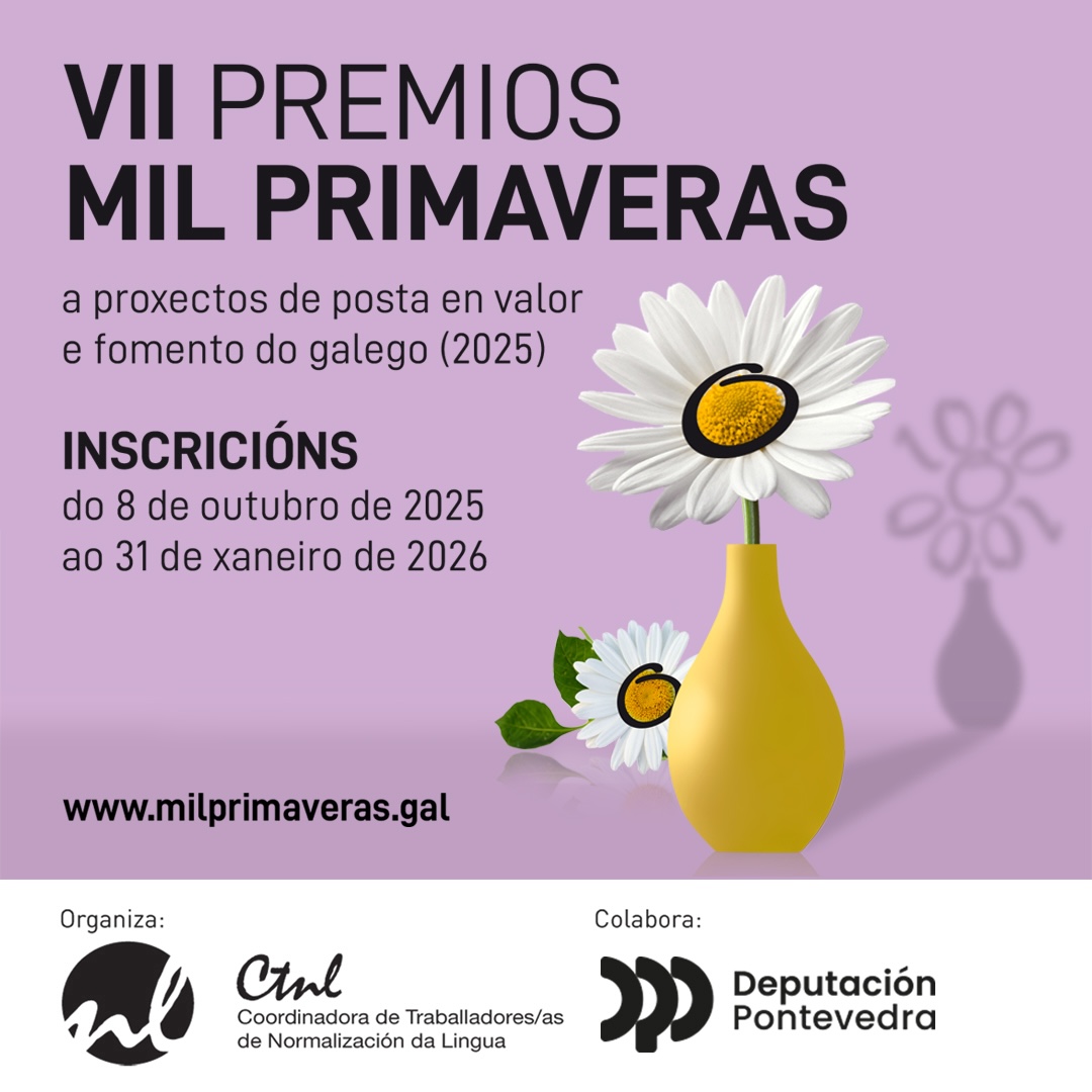 A CTNL convoca unha nova edición dos Premios Mil Primaveras