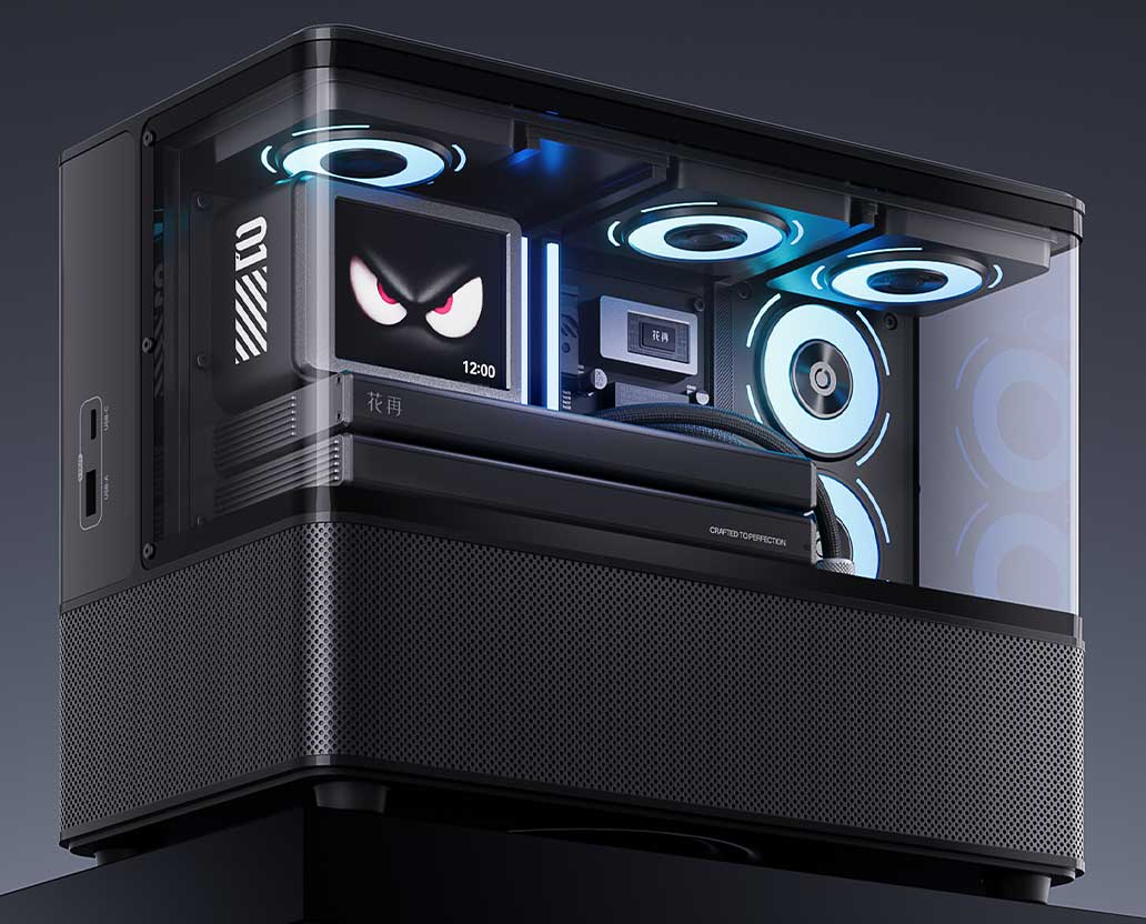 Edifier sorprende cun altofalante con forma de PC gaming