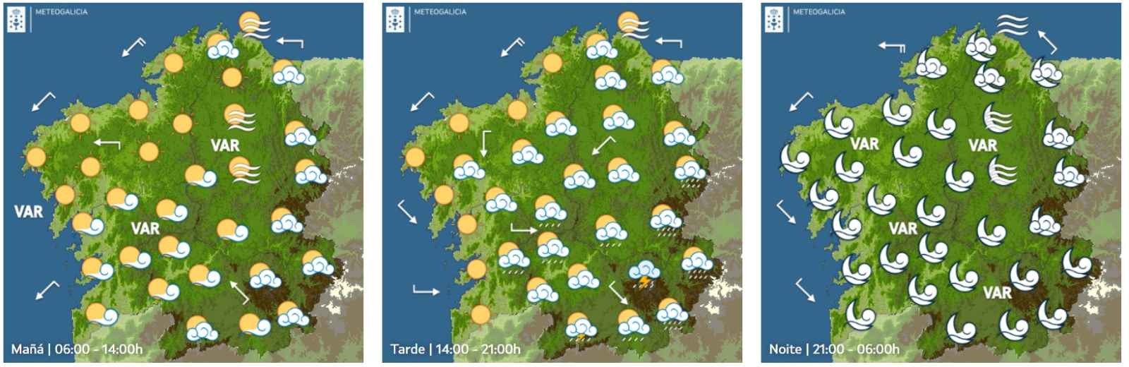 Luns 13, chegará con tempo estable