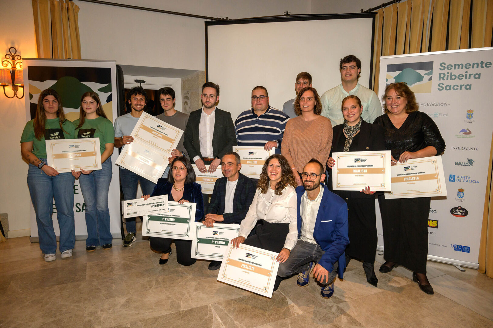 O Concurso de Proxectos Empresariais Semente Ribeira Sacra entrega este 8 de novembro os seus premios